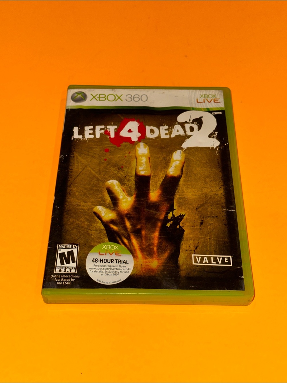 Left 4 Dead 2 (Microsoft Xbox 360-2009) Horror Game Disc TESTED XBOX Live READ